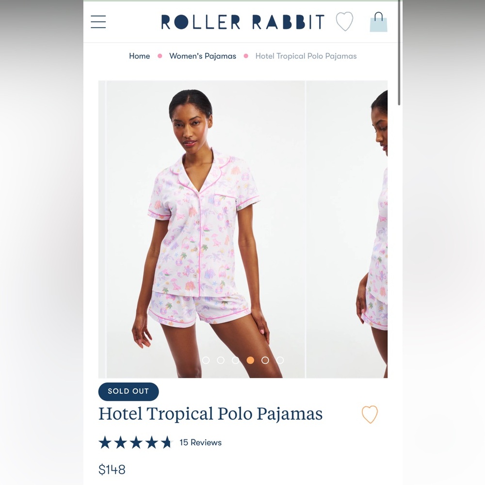 Roller Rabbit Hotel Tropical Polo Pajama Set